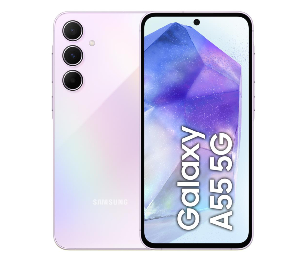 Samsung Galaxy A55 5G 8/128GB 120Hz 25W Fioletowy - 1226578 - zdjęcie